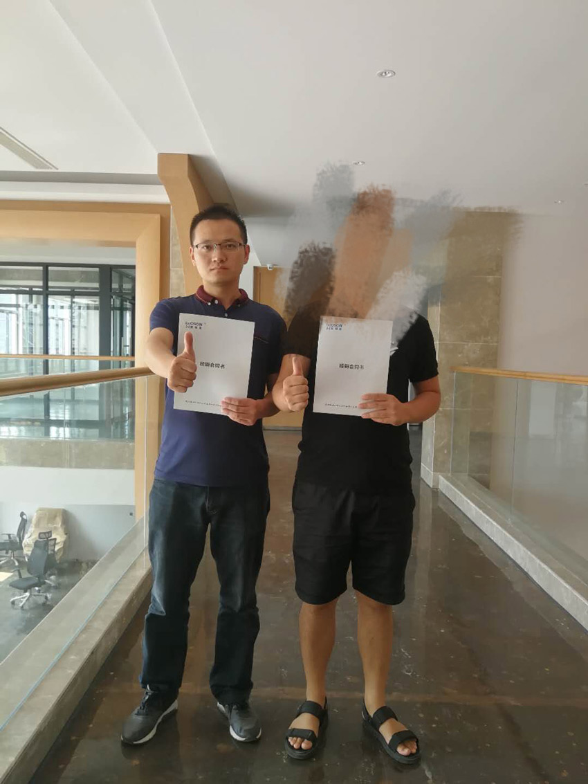 喜報，再下一城!恭喜浙江陳總成功加入藍(lán)炬星!