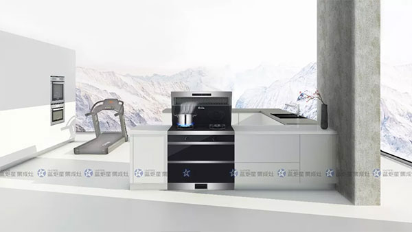 知名集成灶品牌藍炬星T3集成灶風尚首發(fā)