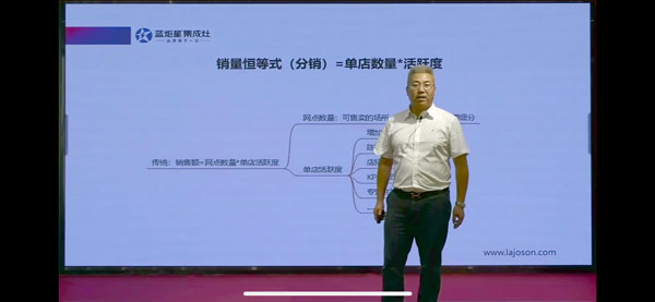 副總經(jīng)理兼營(yíng)銷(xiāo)中心總經(jīng)理姚建永先生作藍(lán)炬星盈利模式分享