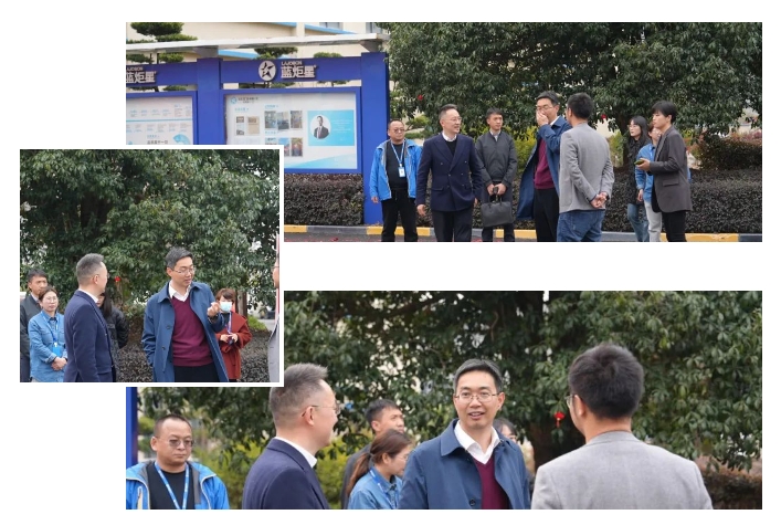 嵊州市委常委、副市長(zhǎng)李劍光一行蒞臨藍(lán)炬星走訪調(diào)研